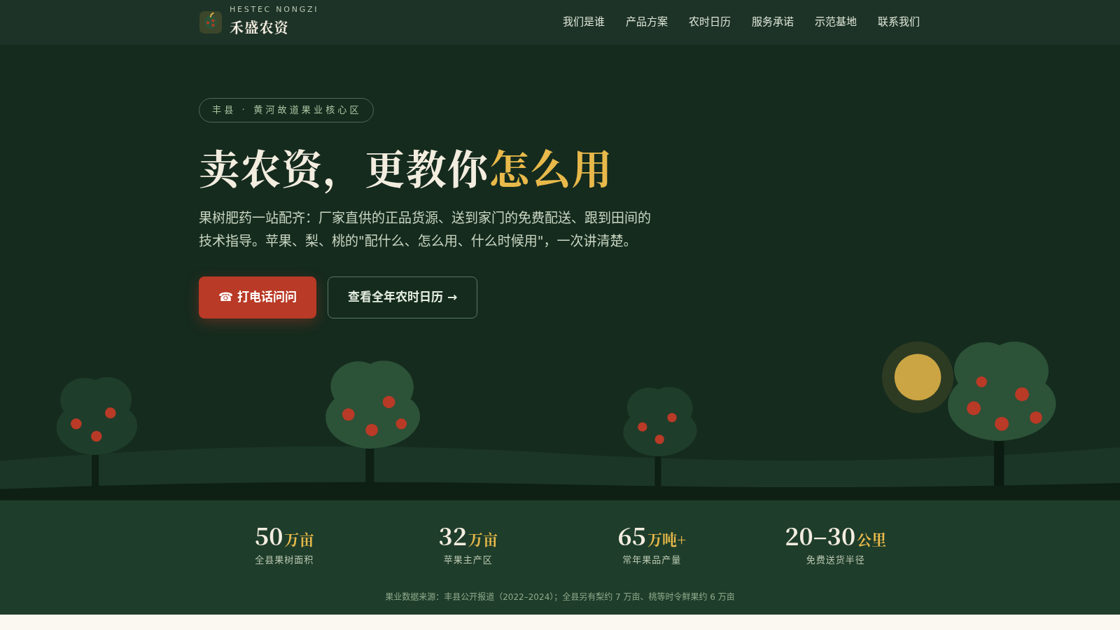 丰县禾盛农资官网 封面