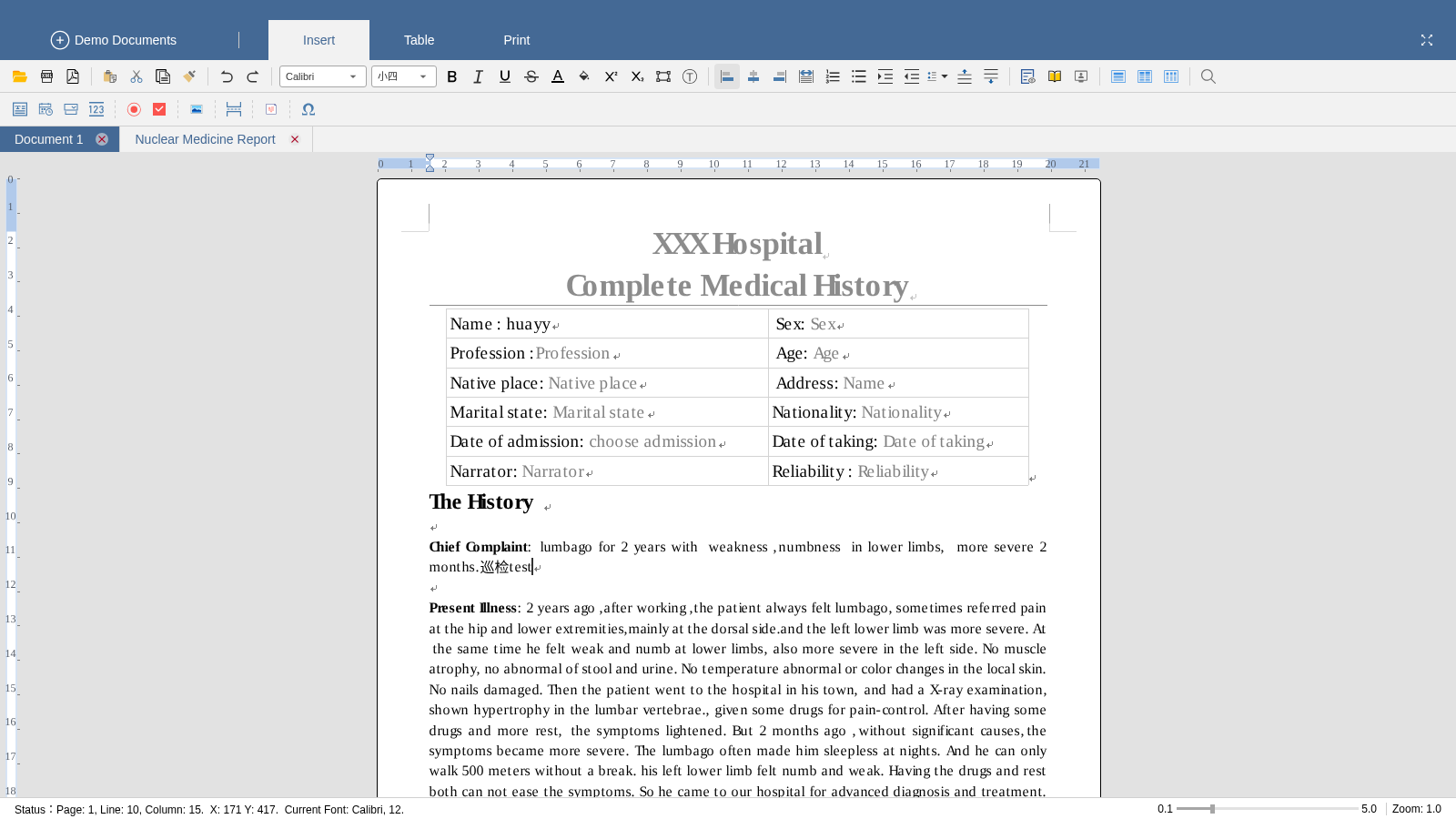 DCWriterLite Demo 封面