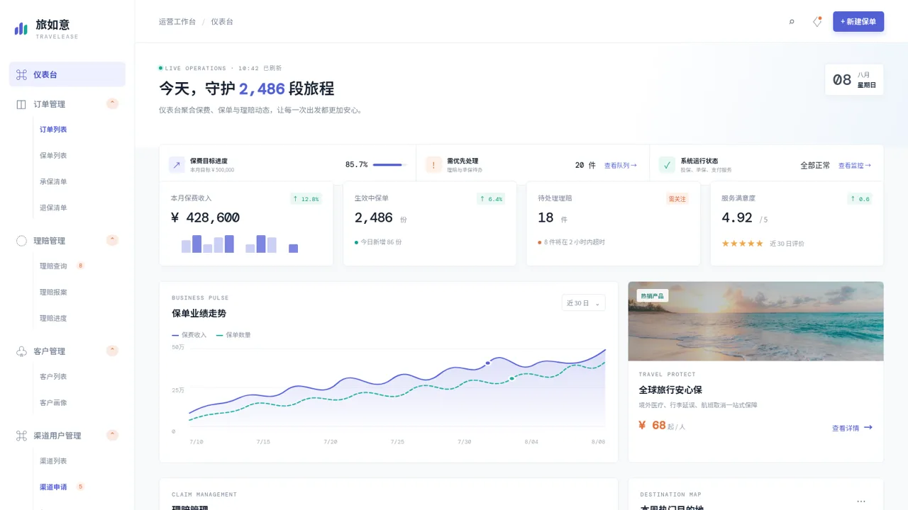 旅如意智能保险平台 封面