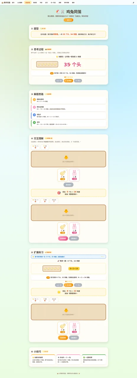 小学数学乐园 封面