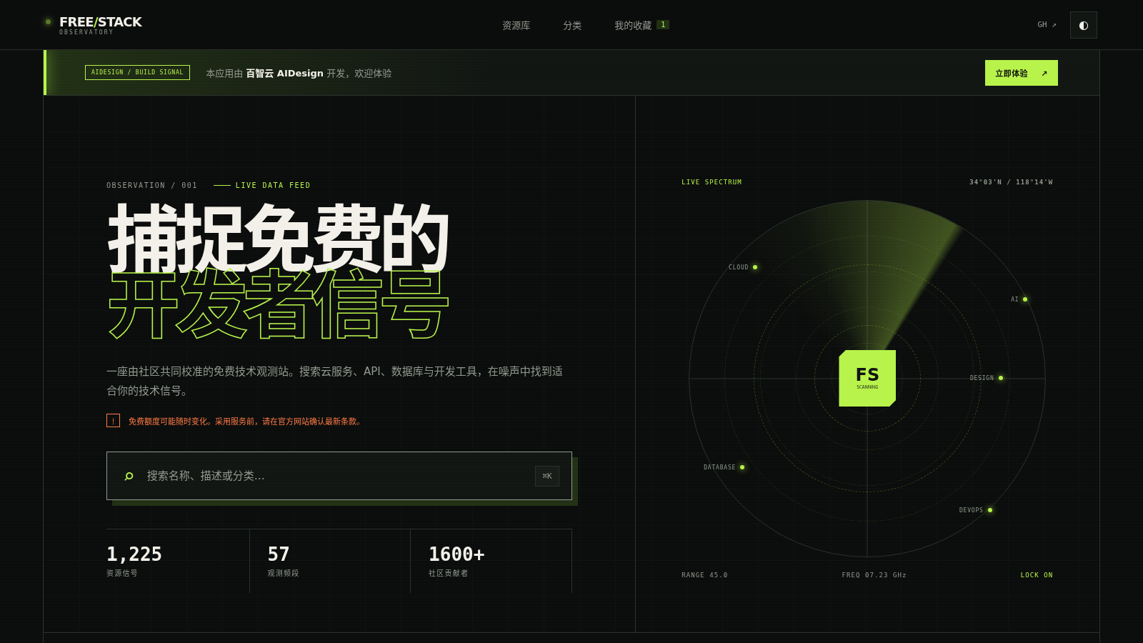 Free Stack 免费技术观测站 封面