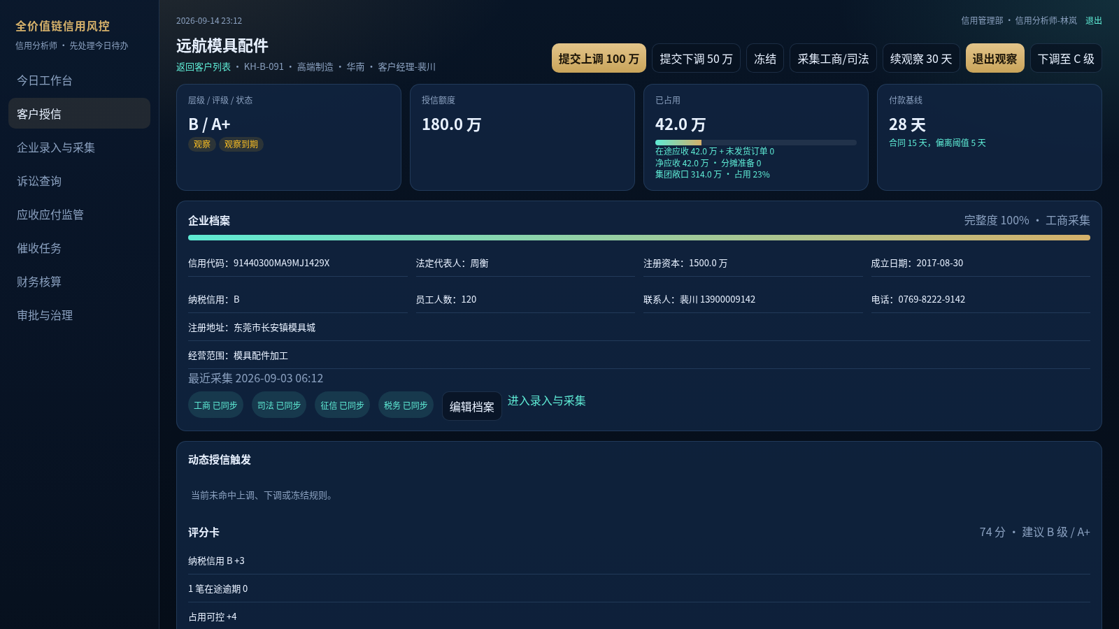供应链赊销风险管理系统 封面