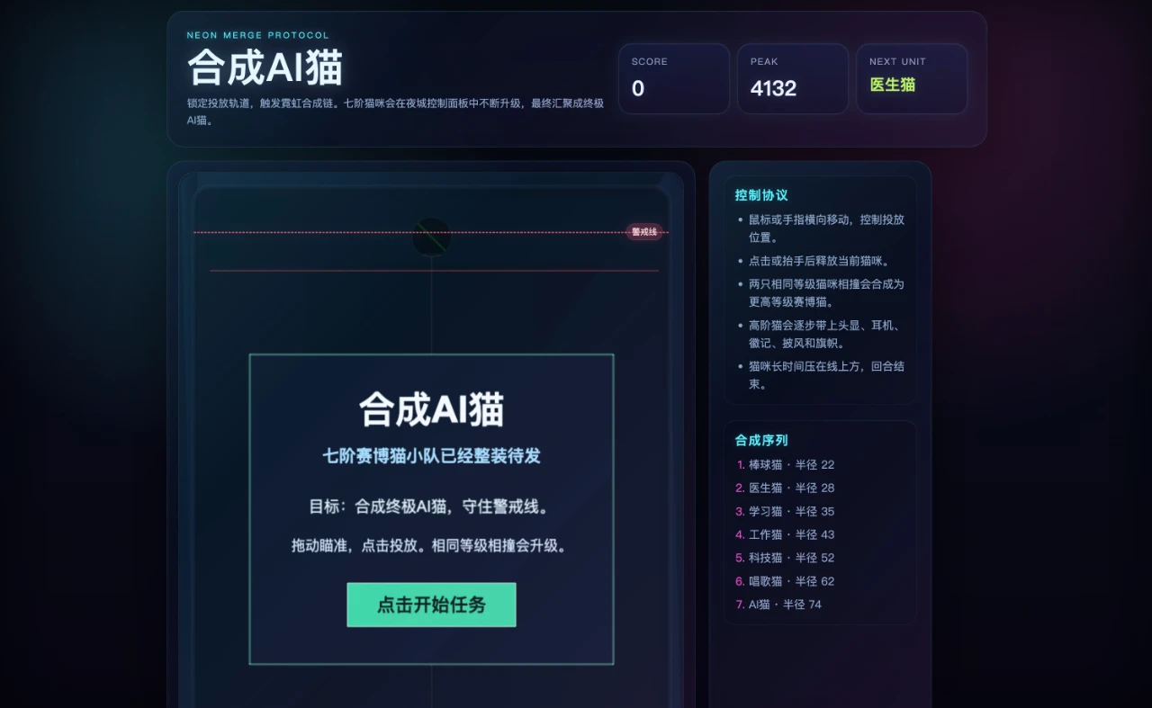 合成AI猫