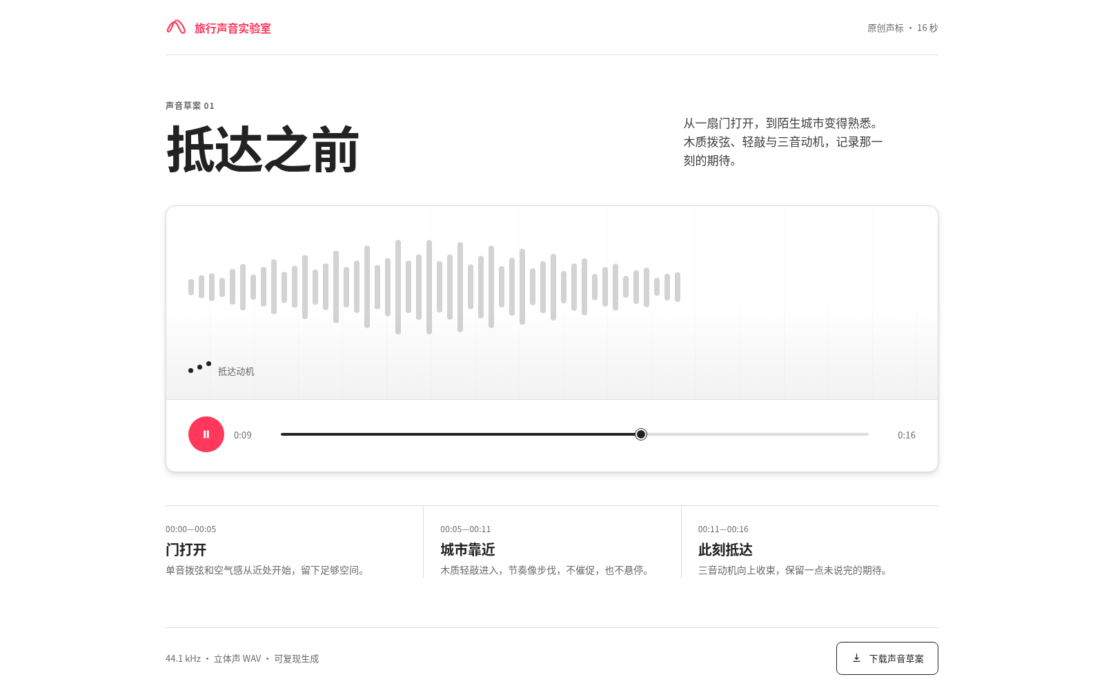 抵达之前 · 旅行声音草案 封面