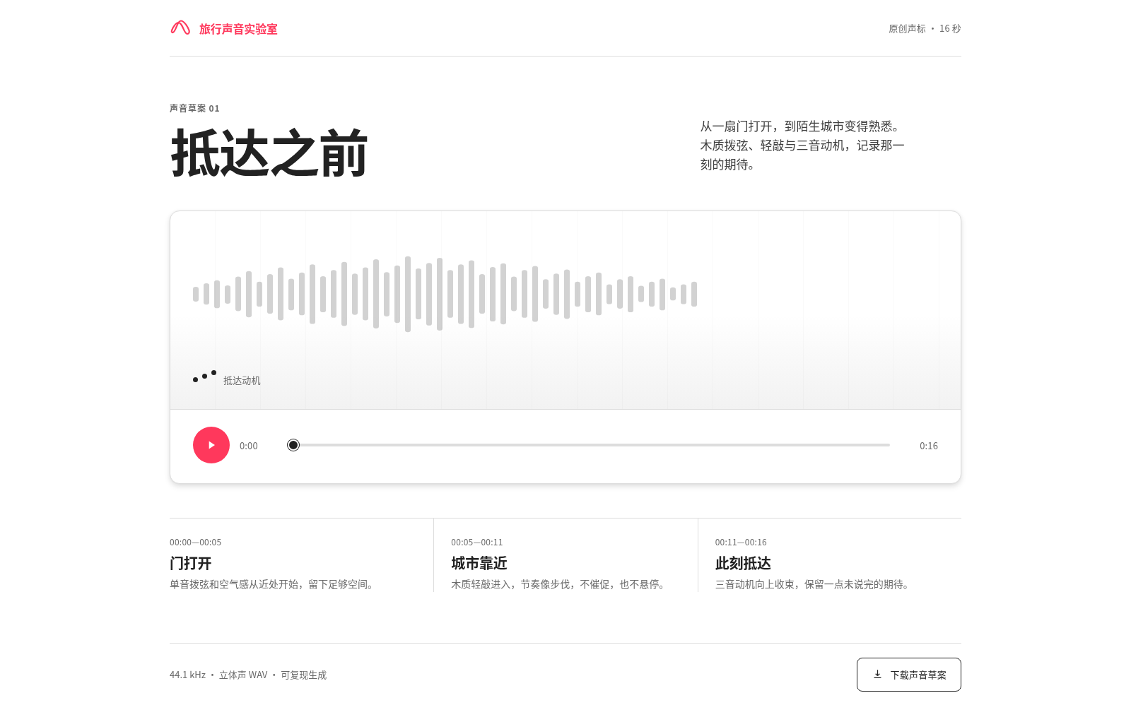 抵达之前 · 旅行声音草案 封面