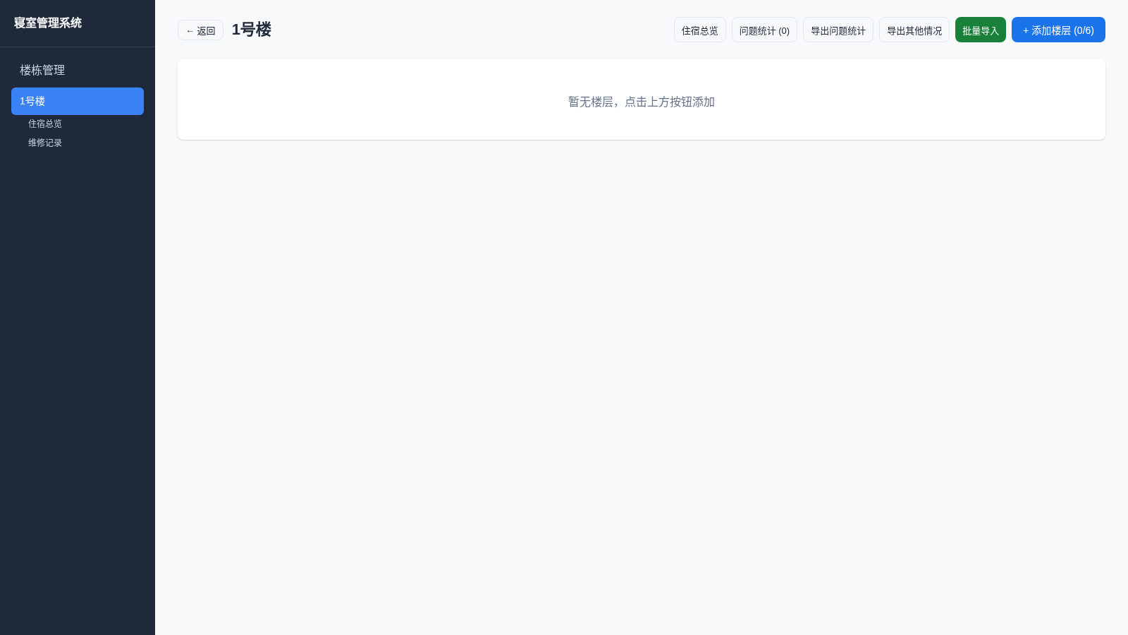 南城职中寝室管理系统 封面