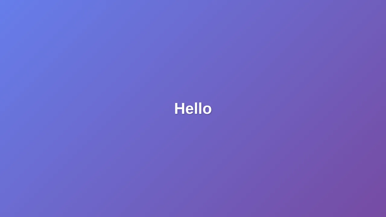 Hello cover