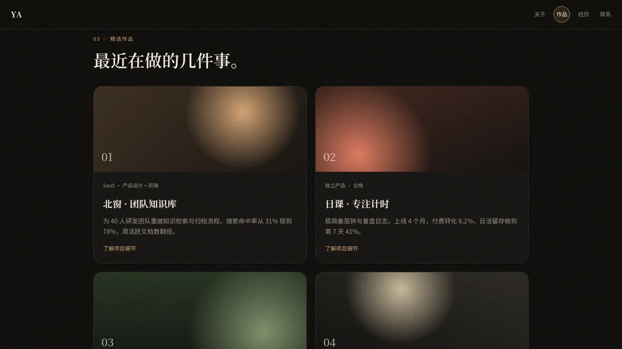 陈予安的个人主页 封面