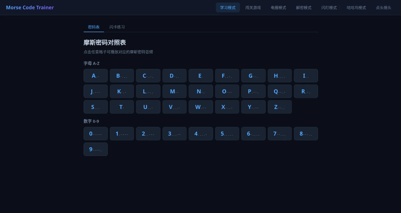 摩斯密码学练用