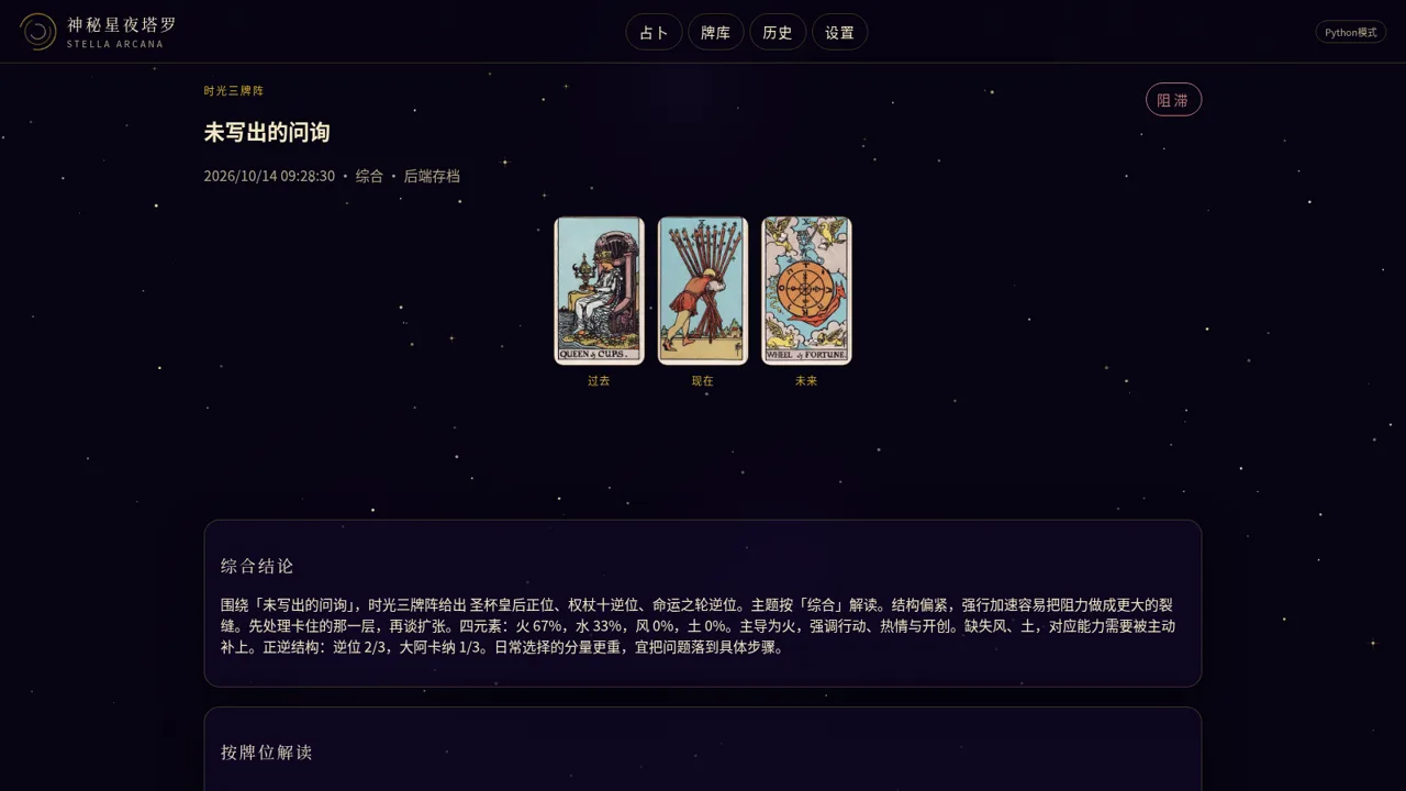 神秘星夜塔罗 封面