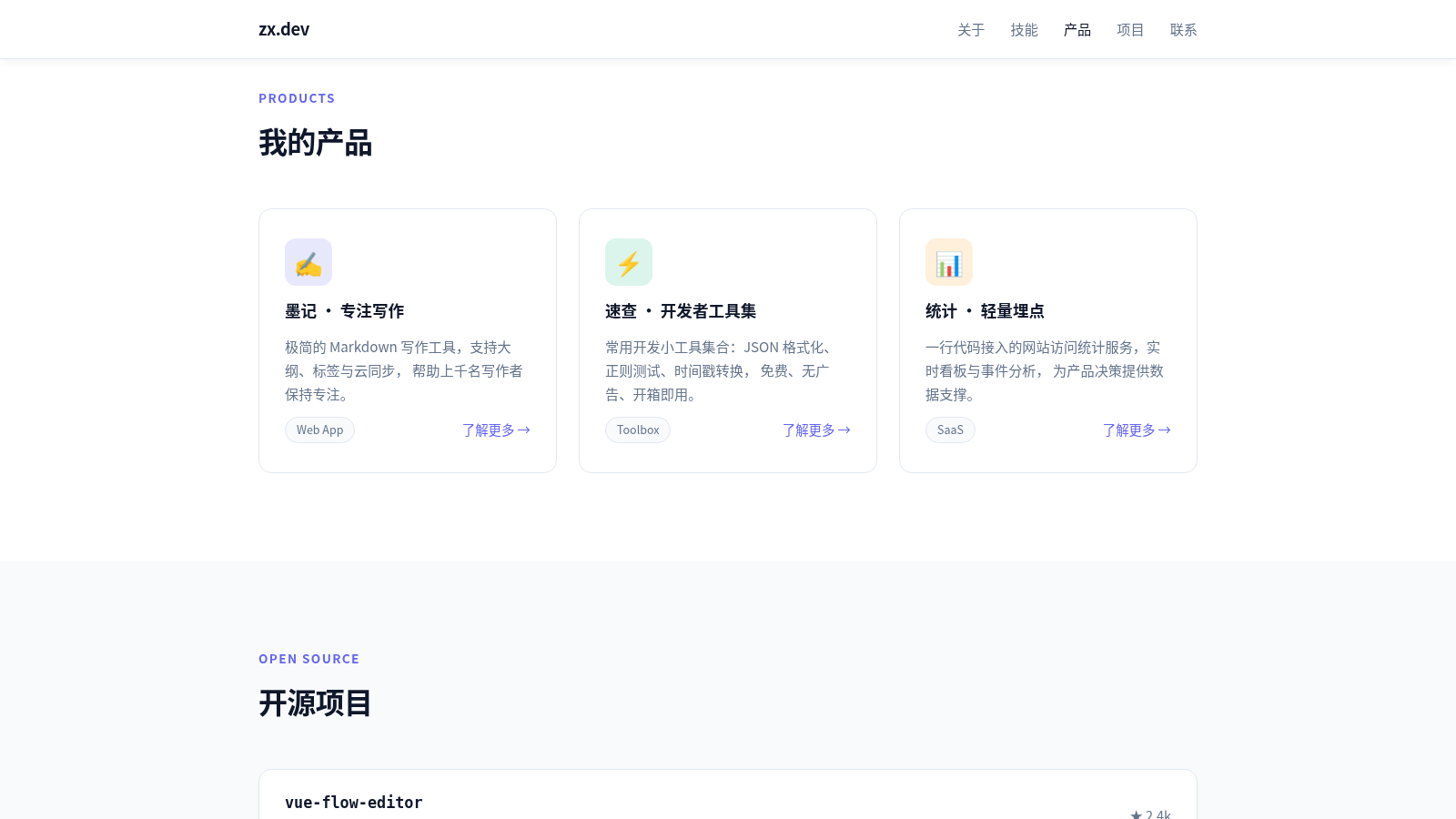 张小白 · 全栈开发者 封面