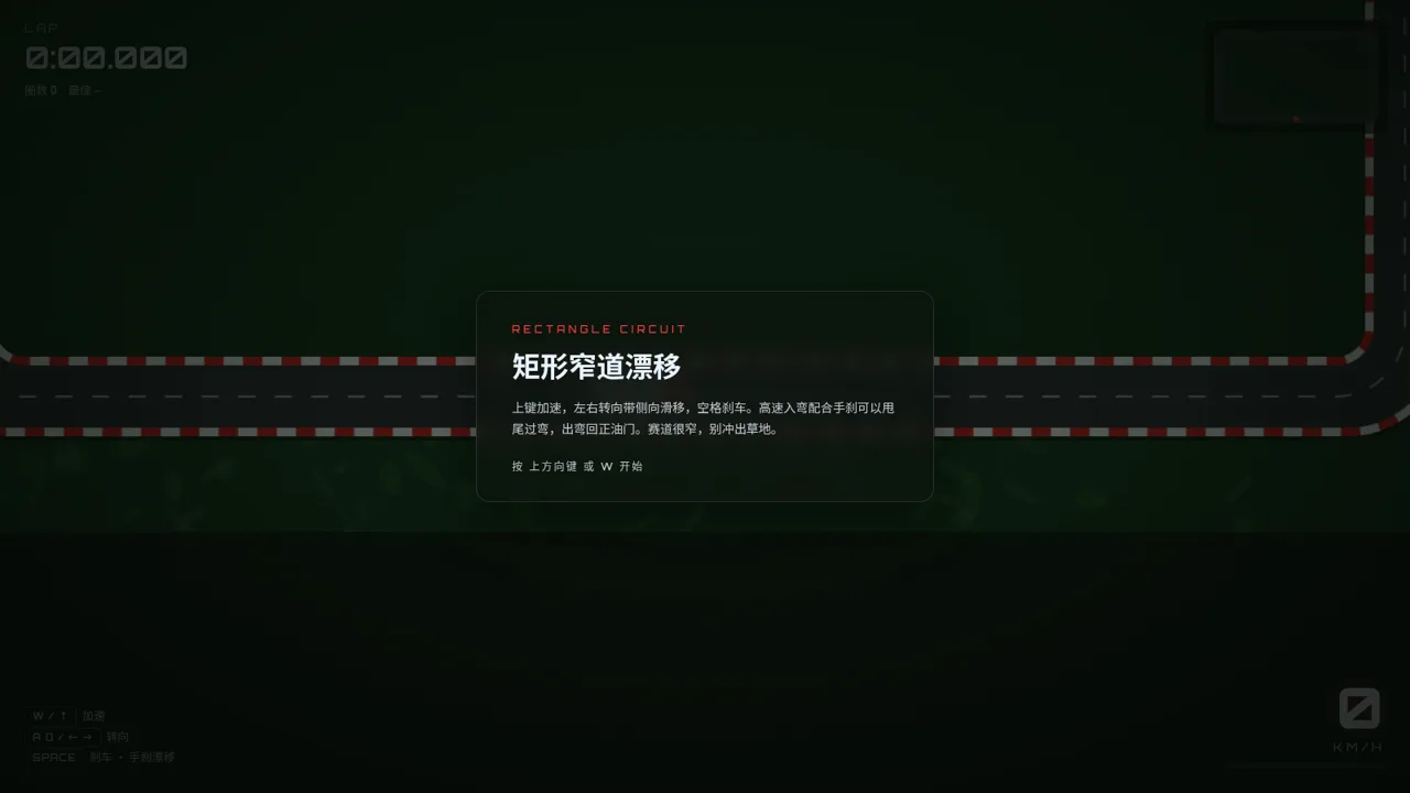 矩形窄道漂移 封面
