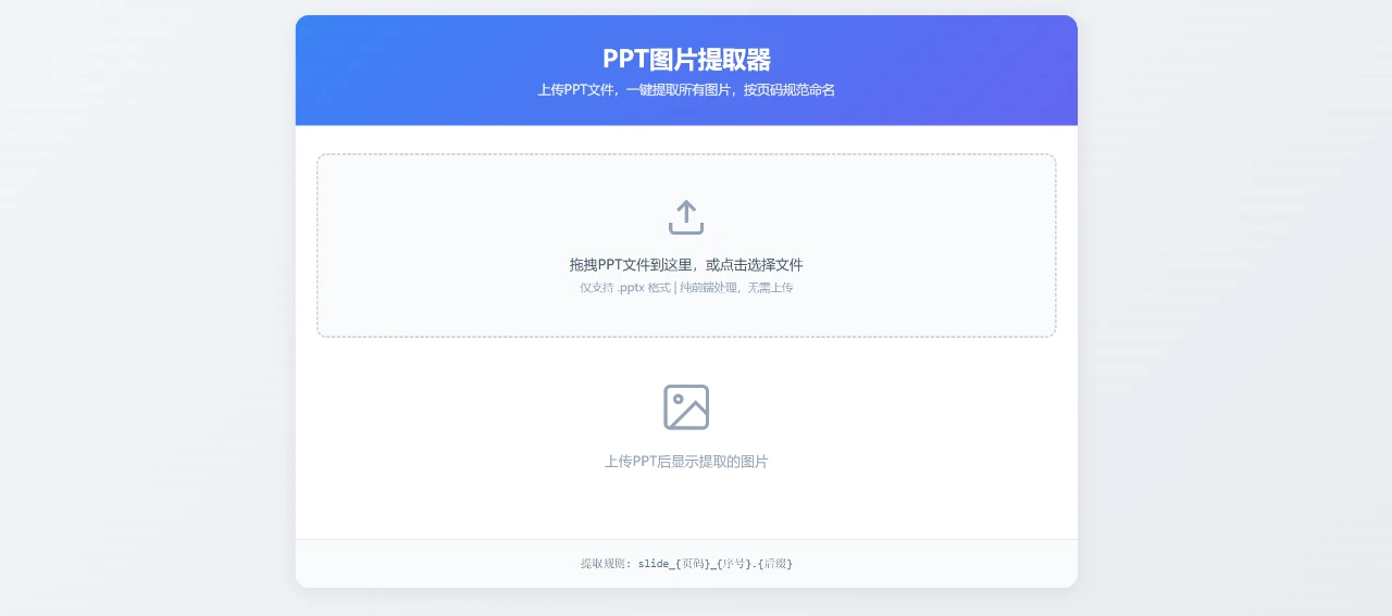 PPT图片提取器