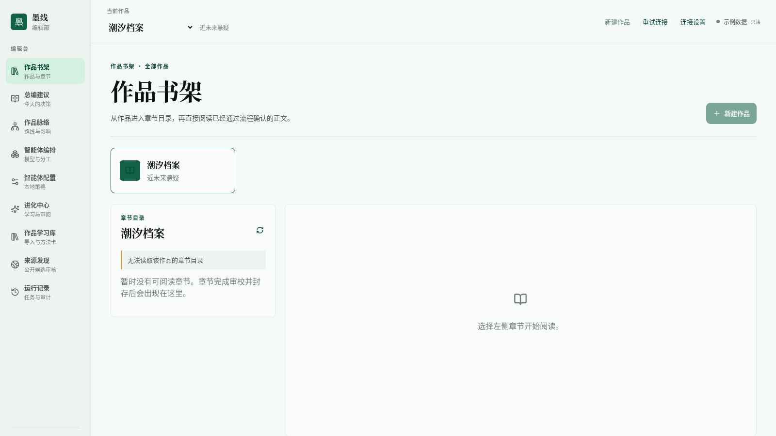 墨线编辑部 封面