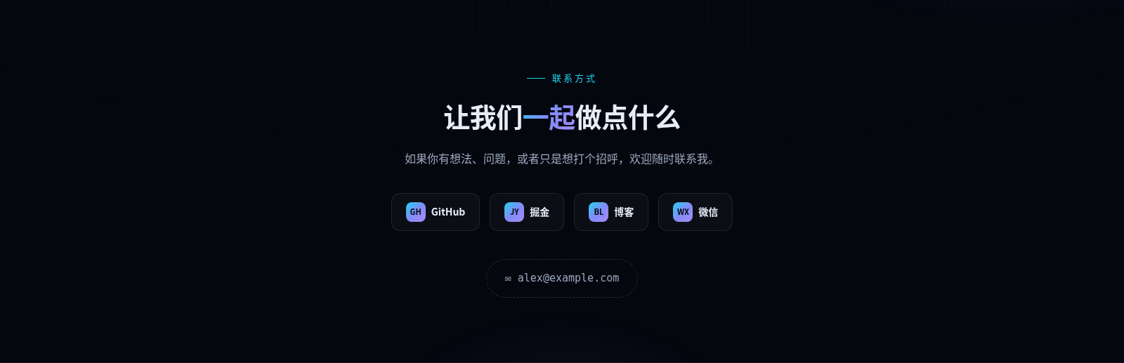 陈默的个人主页 封面
