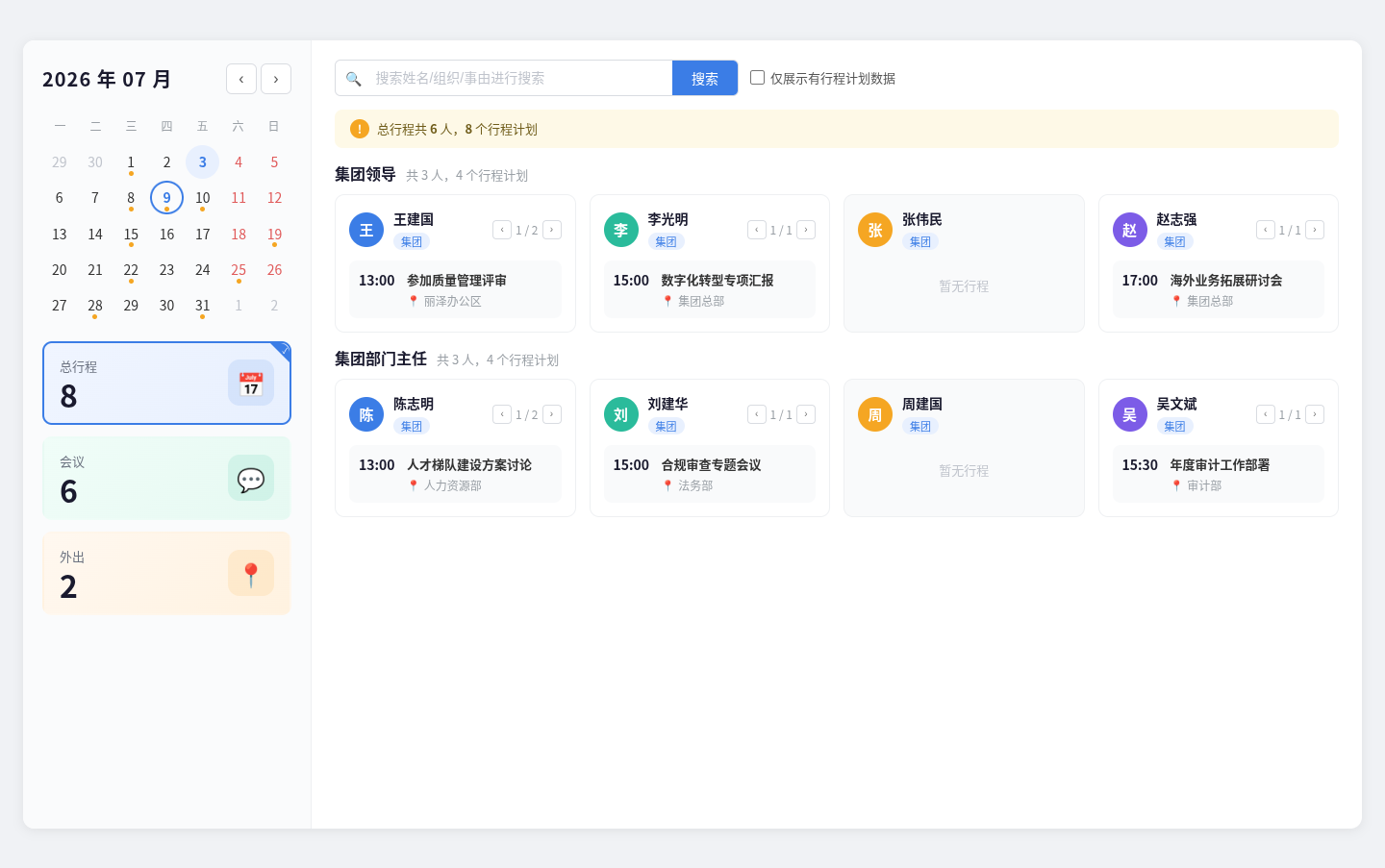 行程管理系统