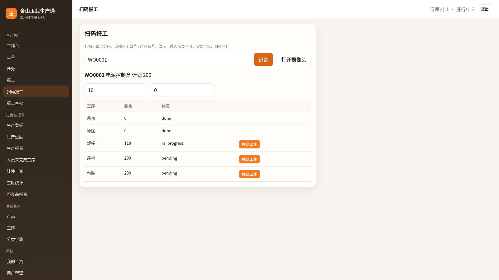 金山玉业生产通 封面
