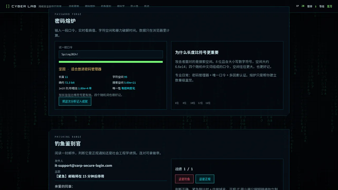 Cyber Lab 网络安全技能实验室 封面