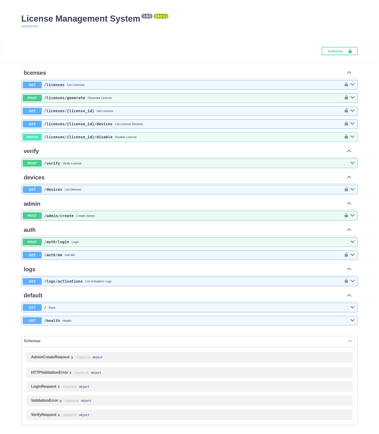 License Management System 封面