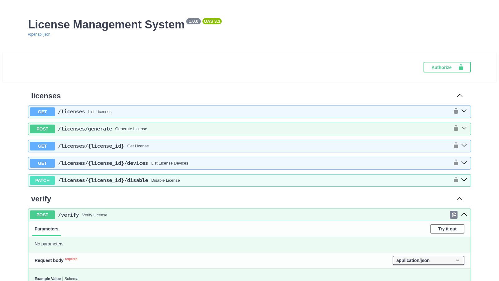 License Management System 封面